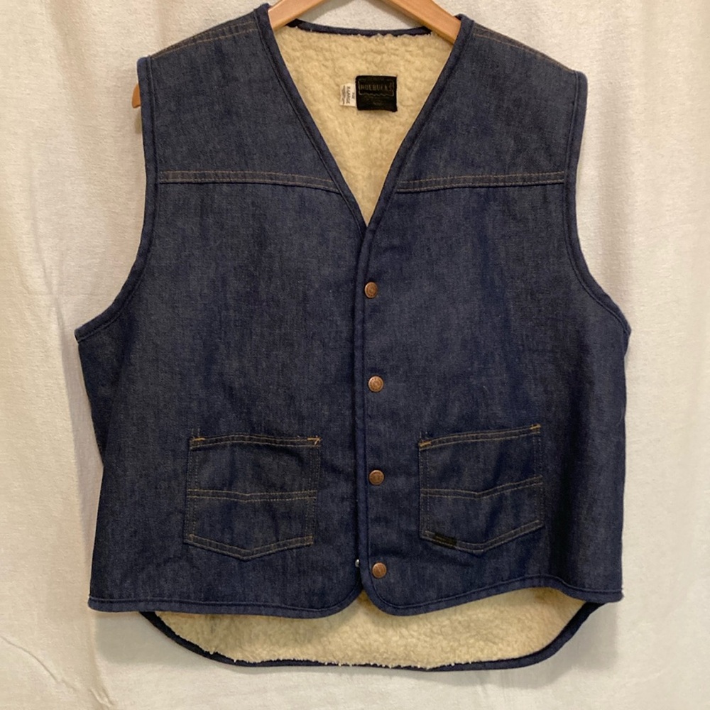 Sears and Roebuck vintage jean vest
